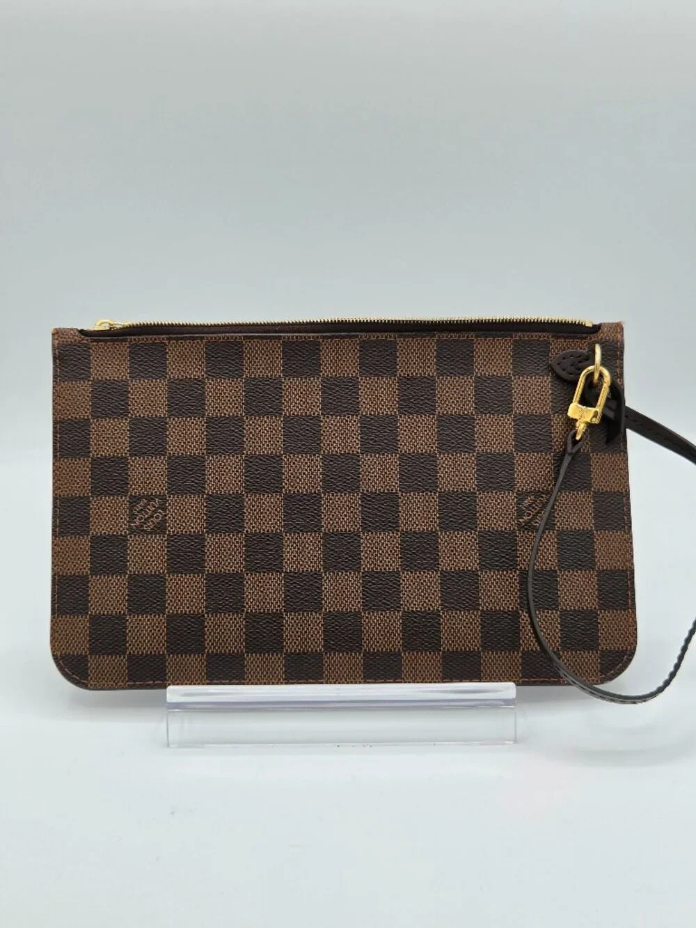 Louis Vuitton Damier Ebene Neverfull MM/GM Pochette | Wristlet | MM0250
